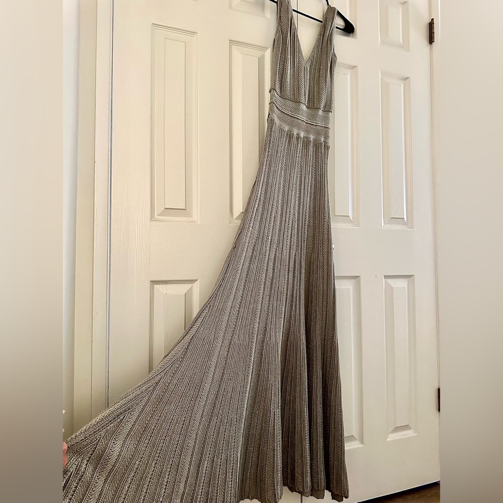 Unique Silver Tricot Dress from Brazil